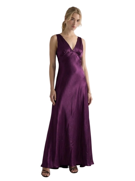 After Six Dresses & Skirts - After Six Satin Gown — Size 8 — African Violet/Purple